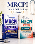 MRCPI Part II Complete 2-Volume MedicoKeys eBook Package with updated high-yield, color-coded written exam notes, SBA preparation, clinical reasoning, long cases, short cases and clinical exam preparation.