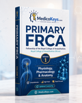Primary FRCA Volume 1 premium updated color-coded eBook covering Physiology, Pharmacology and Applied Anatomy for RCoA exam preparation