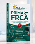 Primary FRCA Volume 3 premium updated color-coded eBook covering Applied Anaesthetic Sciences, SBA practice and CASE preparation for the RCoA exam