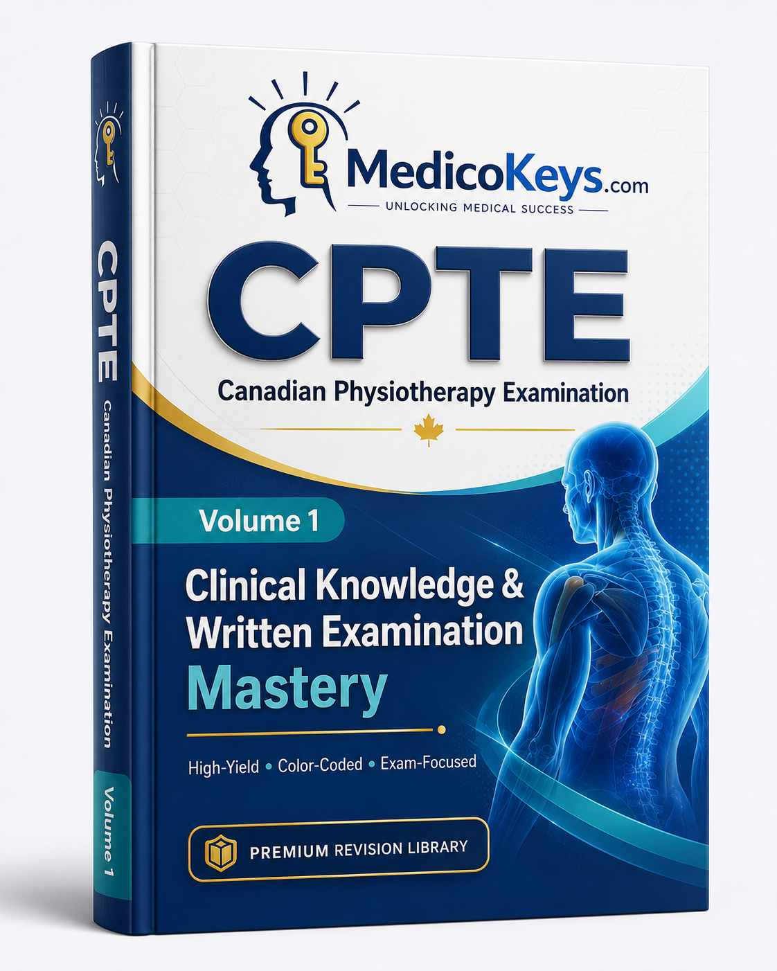 CPTE Volume 1 Clinical Knowledge and Written Examination Mastery premium MedicoKeys eBook with updated high-yield color-coded notes, original MCQ-style practice, clinical reasoning, exam pearls and rapid-recall CPTE preparation.