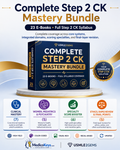 Complete USMLE Step 2 CK Mastery Bundle by USMLE2Gems with all 23 premium visual, color-coded and high-yield PDF eBooks