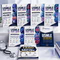 Updated USMLE Step 1 Complete Package by MedicoKeys featuring Step 1 Keys Volumes 1–6, high-yield color-coded Rapid Review Notes, and 1200 Concept-Check MCQs with concise reasoning — premium exam-focused study material covering general principles, microbiology, pharmacology, biochemistry, genetics, molecular biology, gastrointestinal, endocrine, reproductive, hematology, neurology, psychiatry, MSK, dermatology, cardiovascular, respiratory, renal and multisystem pathology for USMLE Step 1 preparation, revisi