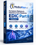 MedicoKeys EDIC Part II Volume 3 advanced OSCE mastery premium eBook cover