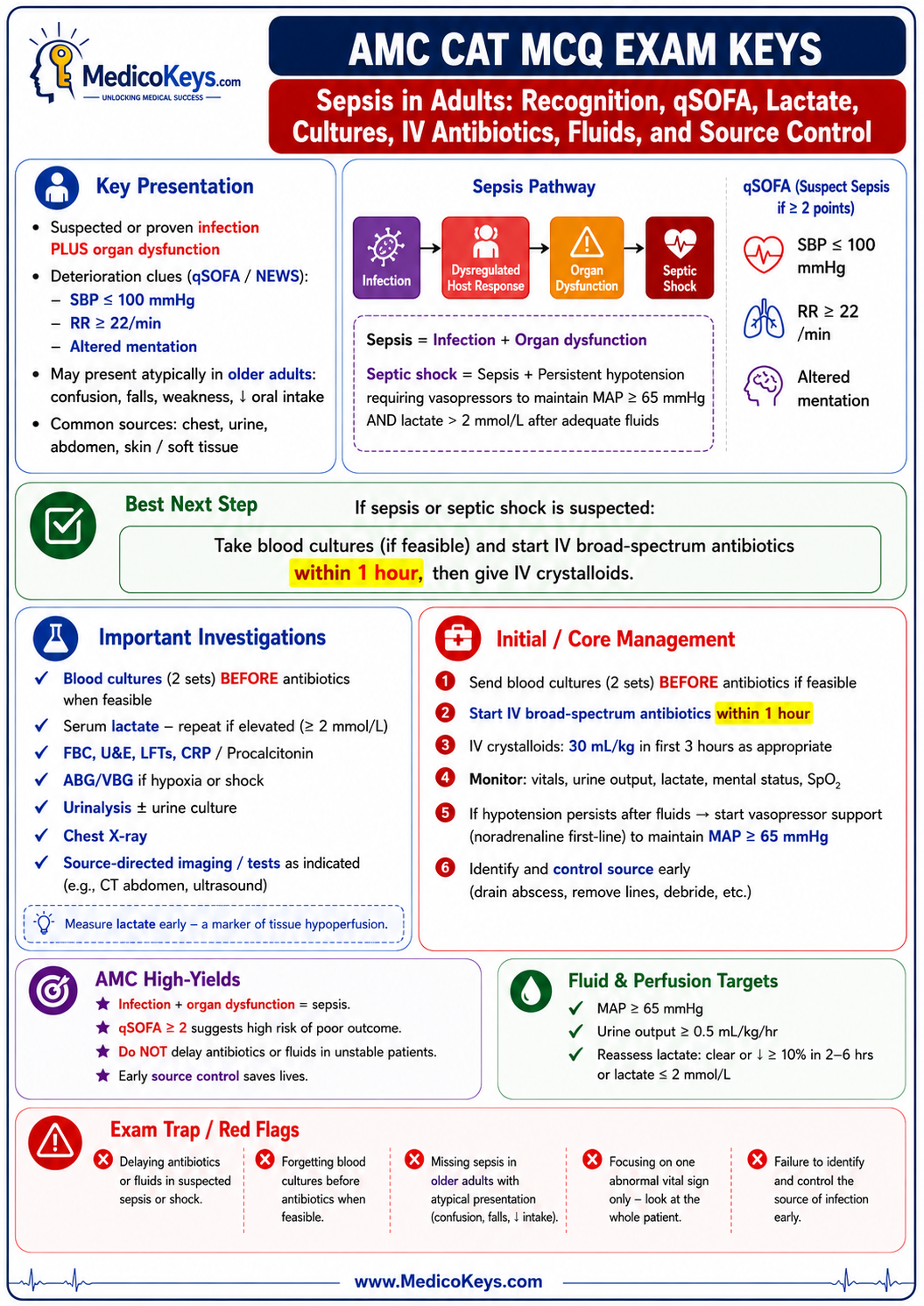 AMC CAT MCQ premium updated high-yield visual color-coded free sample page