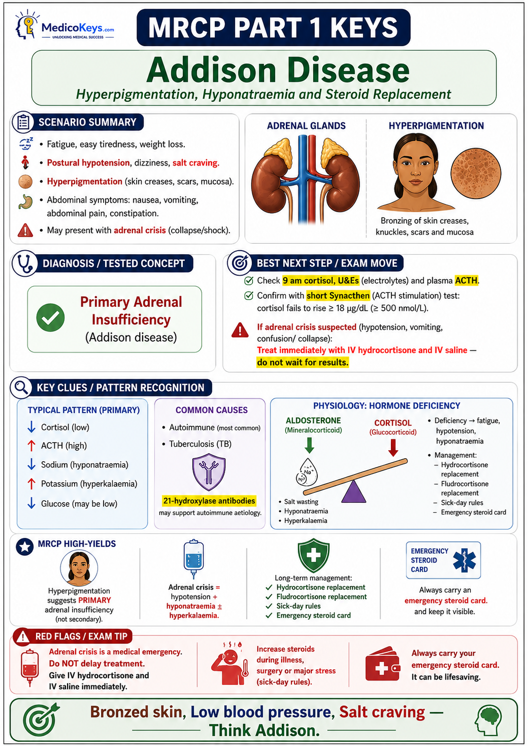 MRCP Part 1 premium visual and colour-coded free sample page