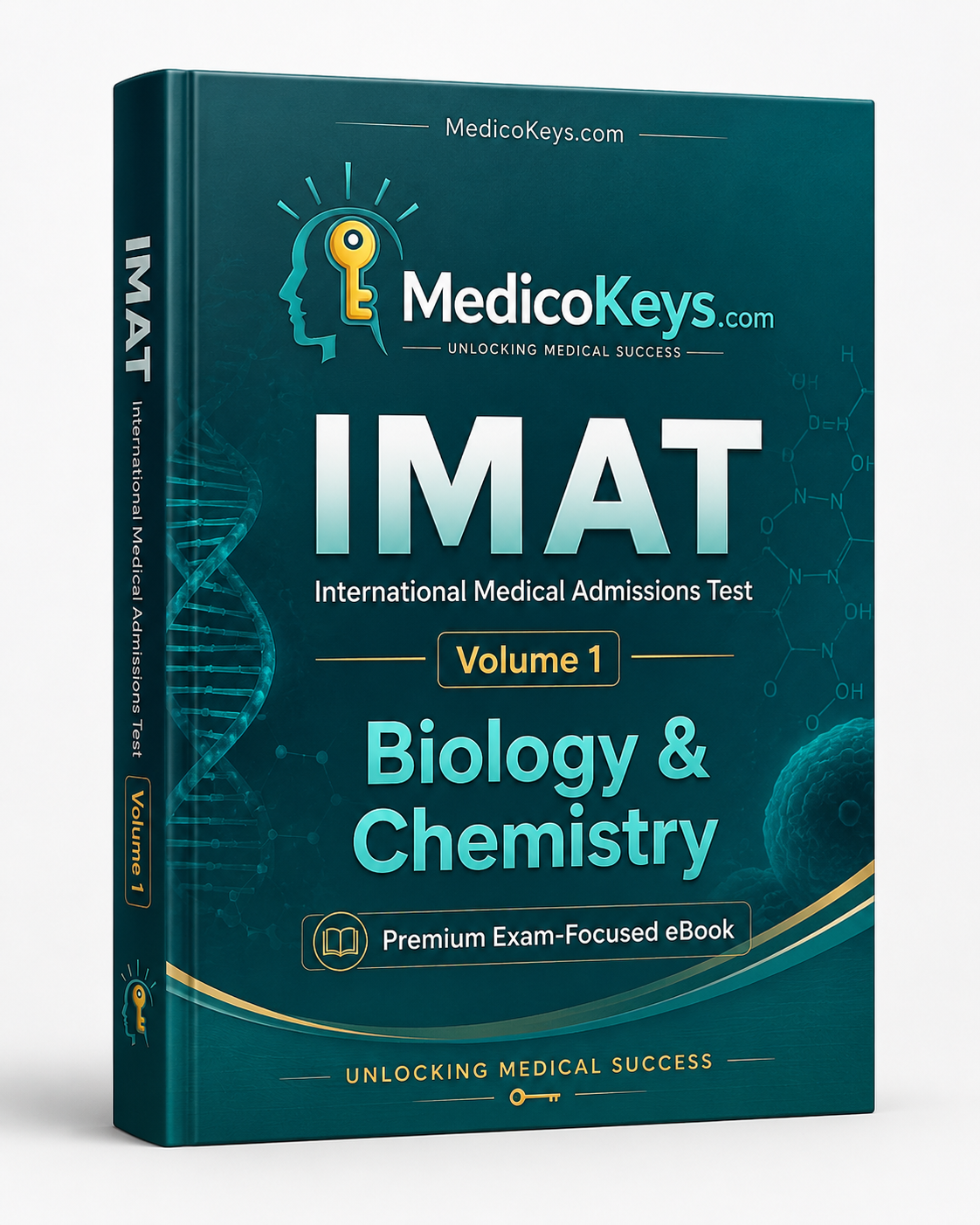 MedicoKeys IMAT Volume 1 eBook – premium International Medical Admissions Test preparation for Biology, Chemistry and high-yield scientific reasoning