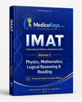 MedicoKeys IMAT Volume 2 eBook – premium preparation for Physics, Mathematics, Logical Reasoning and Reading for the International Medical Admissions Test