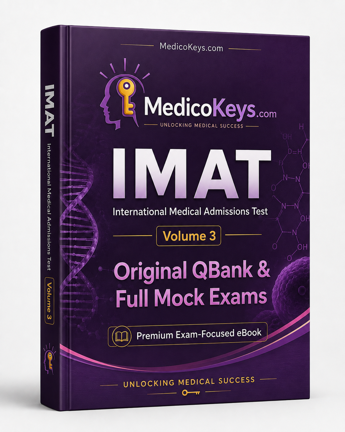MedicoKeys IMAT Volume 3 eBook – premium Original QBank and full mock exam preparation for the International Medical Admissions Test