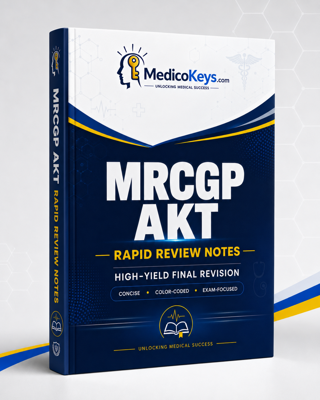 MRCGP AKT Rapid Review Notes premium updated concise and colour-coded final revision eBook covering UK primary care, clinical medicine, prescribing, prevention, evidence, statistics, ethics, safeguarding and professional practice