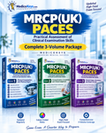 MRCP(UK) PACES complete 3-volume premium exam preparation eBook package by MedicoKeys