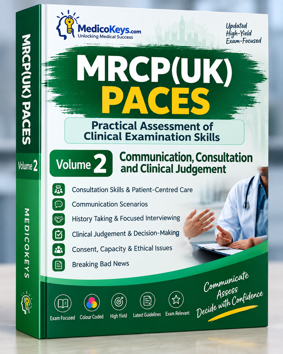 MRCP(UK) PACES Volume 2 Communication Consultation and Clinical Judgement premium eBook cover