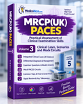 MRCP(UK) PACES Volume 3 Clinical Cases, Scenarios & Mock Circuits premium colour-coded eBook cover by MedicoKeys