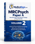 MedicoKeys MRCPsych Paper A Volume 2 Clinical Psychopharmacology, Behavioural Science and Sociocultural Psychiatry eBook cover