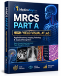 Premium visual MRCS Part A preparation covering applied surgical anatomy, imaging, pathology, surgical recognition, exam traps and rapid recall across focused visual plates.