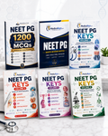 Premium updated NEET PG resources with visual color-coded Keys, 1200 Concept-Check MCQs, Rapid Review and complete eBook packages