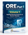 ORE Part 1 Overseas Registration Examination Volume 1 Applied Dental Sciences & Human Disease premium eBook cover