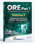 ORE Part 1 Overseas Registration Examination Volume 2 Clinical Dentistry & Patient Management premium eBook cover