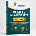 Premium updated PLAB 2 and MLA CPSA Volume 2 OSCE eBook covering adult medicine, GP, chronic disease and common UK clinical presentations