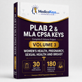 Premium updated PLAB 2 and MLA CPSA Volume 3 colour-coded OSCE eBook covering women’s health, pregnancy, obstetrics, gynaecology, sexual health and breast presentations