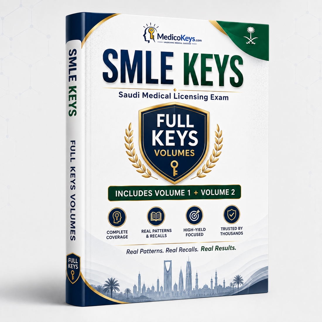 Complete SMLE Keys Collection Volumes 1 and 2 — visual, color-coded and high-yield Saudi Medical Licensure Examination eBooks