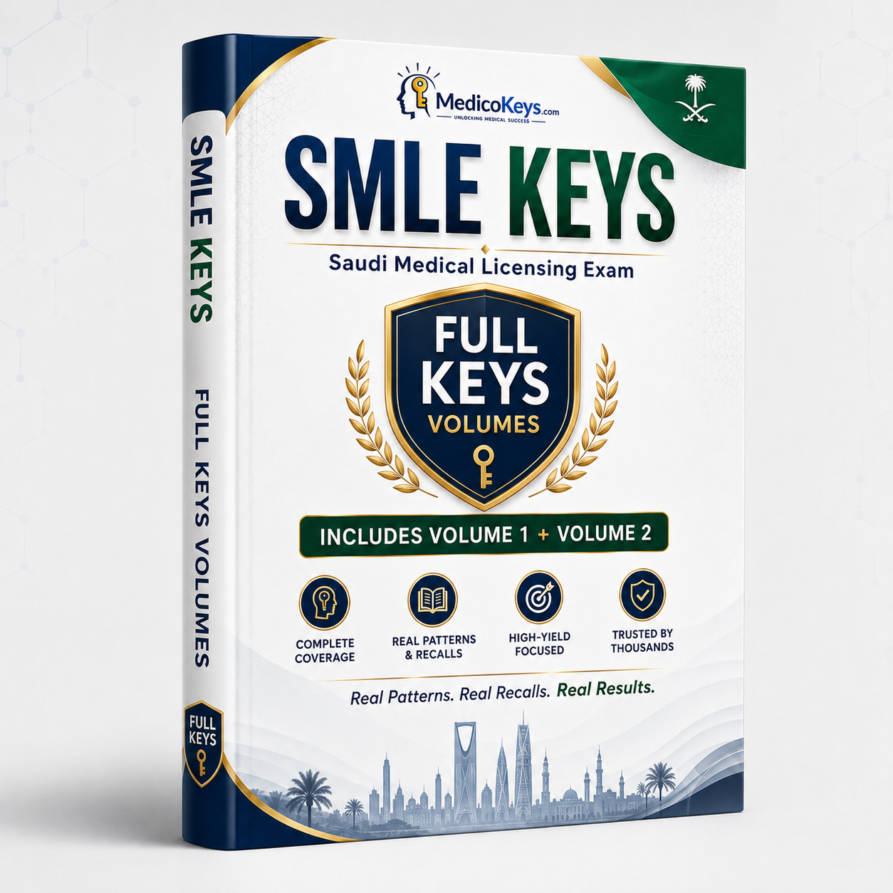Complete SMLE Keys Collection Volumes 1 and 2 — visual, color-coded and high-yield Saudi Medical Licensure Examination eBooks
