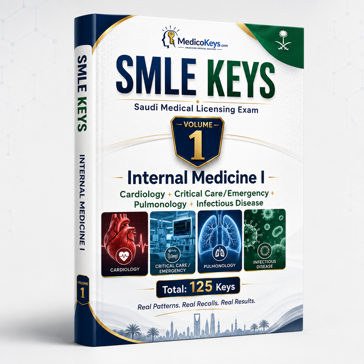 SMLE Keys Volume 1 — updated, high-yield, visual and color-coded Saudi Medical Licensure Examination eBook by MedicoKeys