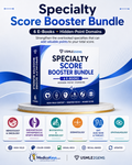 USMLE Step 2 CK Specialty Score Booster Bundle by USMLE2Gems with 6 premium updated visual and color-coded specialty PDF eBooks