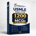 USMLE Step 2 CK 1200 Concept-Check MCQs cover featuring updated high-yield educational questions with answers and concise reasoning