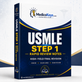 USMLE Step 1 Rapid Review Notes premium updated visual and color-coded final revision eBook covering high-yield mechanisms, associations, integrated concepts and exam traps