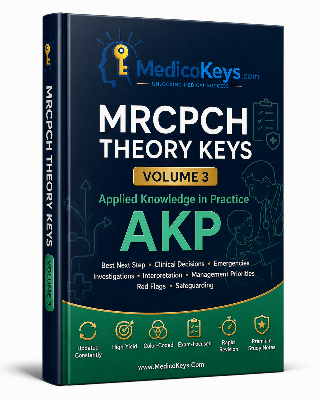 MedicoKeys MRCPCH AKP premium revision eBook for Applied Knowledge in Practice high-yield exam preparation