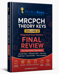MedicoKeys MRCPCH Volume 4 Integrated Final Review premium eBook with high-yield FOP TAS AKP revision, exam-style SBAs and rapid recall