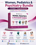 USMLE Step 2 CK Women, Pediatrics and Psychiatry Bundle by USMLE2Gems with 5 premium updated visual and color-coded PDF eBooks